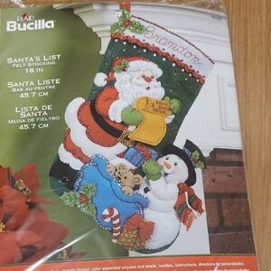 Bucilla "Santa's List" Stocking